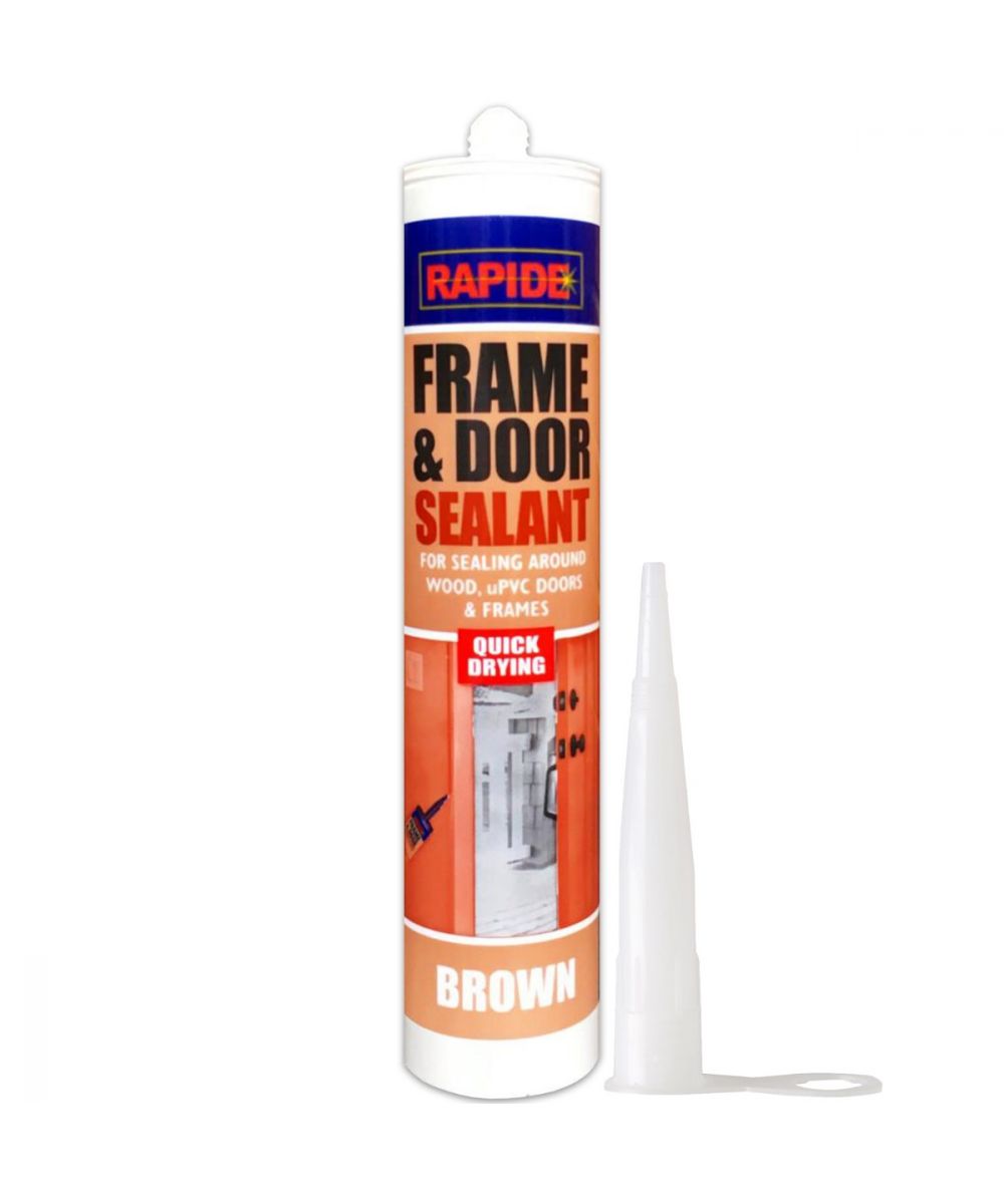 Rapide Frame & Door Sealant Quick Drying Brown 280ml RRP 2.99 CLEARANCE XL 1.50